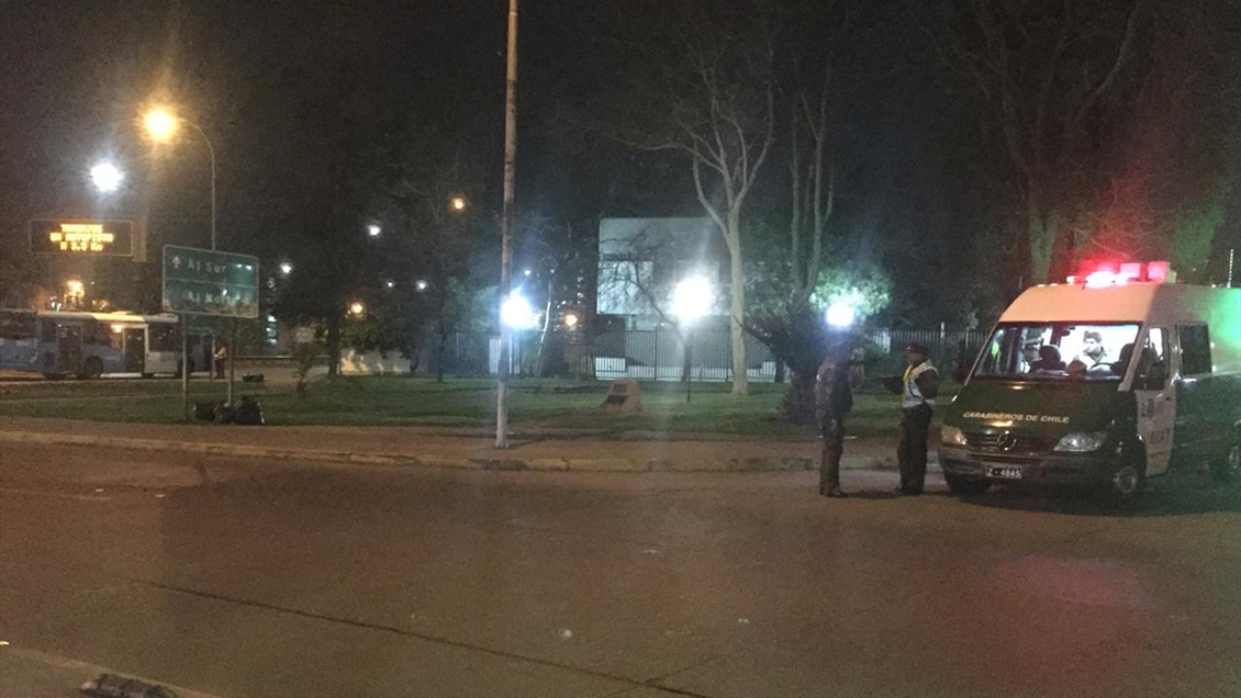 Mujer murió atropellada por bus del Transantiago