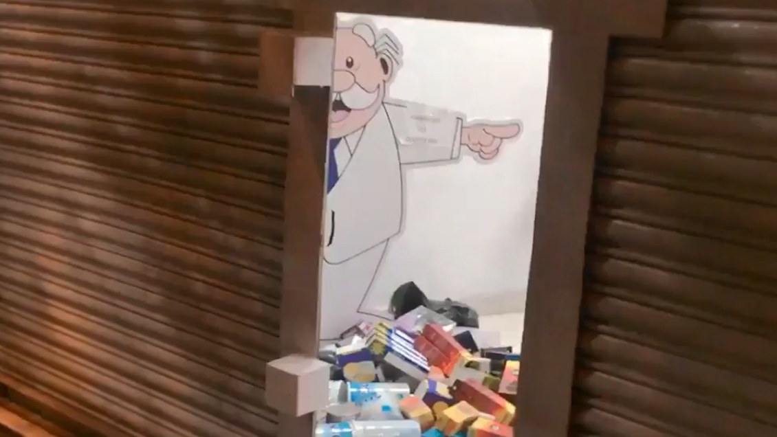 Carabineros frustró robo a farmacia en Santiago