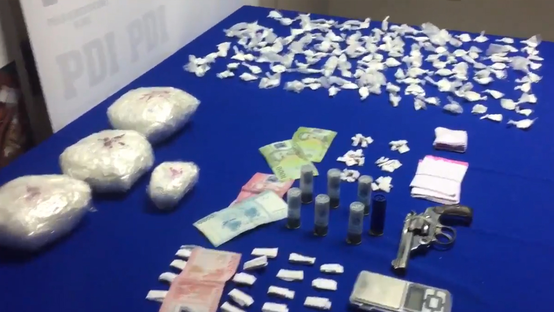 Un detenido en decomiso de droga en Conchalí