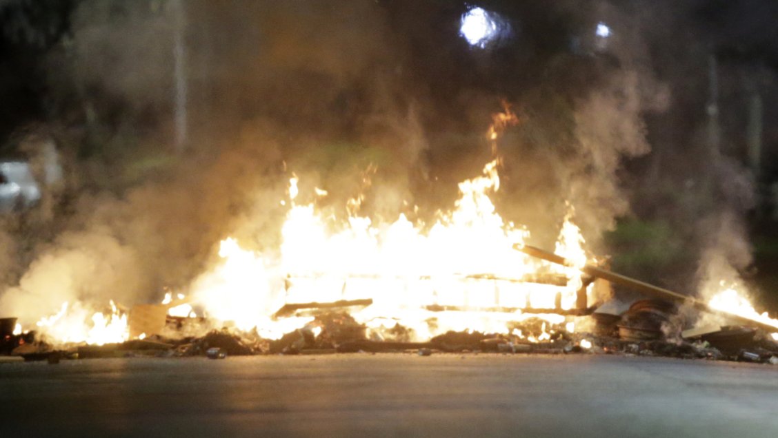 Seis detenidos y un carabinero herido en protesta de trabajadores en el Biobío