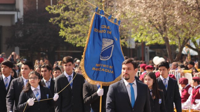 Cerca de 80 colegios desfilaron en un nuevo aniversario de Rancagua