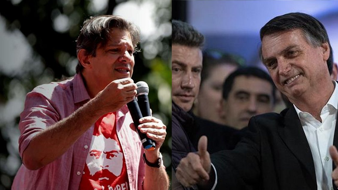 Brasil: Bolsonaro y Haddad polarizan al país en vísperas de elecciones