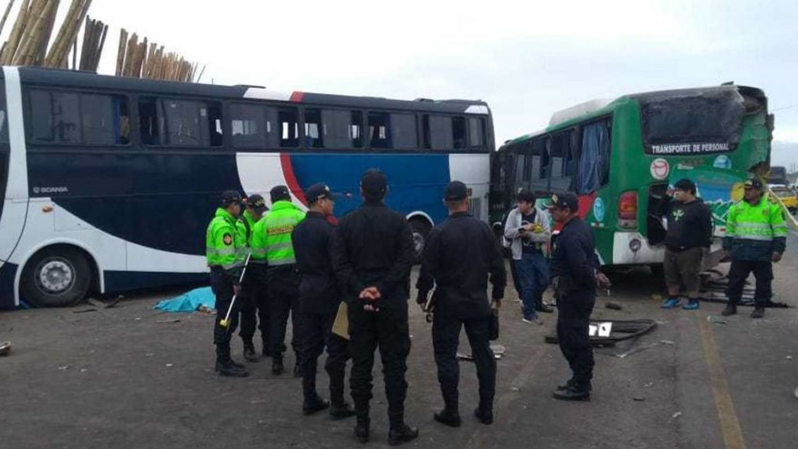 Un muerto y casi 200 heridos por colisión múltiple en Perú
