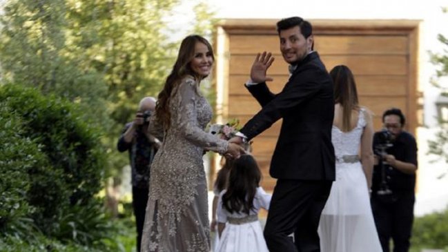 Paloma Aliaga se casó con Cristóbal Valenzuela en ceremonia íntima