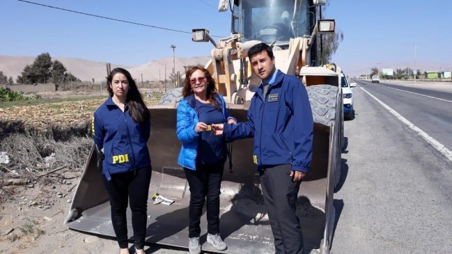 Recuperan maquinaria minera avaluada en 60 millones de pesos