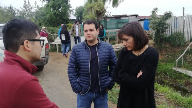 Techo Chile y autoridades emprenden trabajo para solucionar problemas de campamento en Chillán