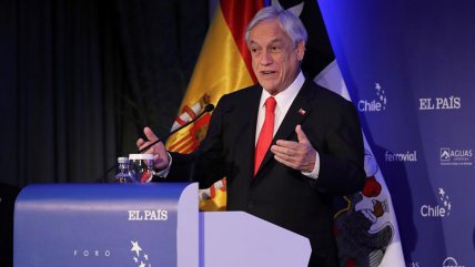   Gira por Europa: Presidente Piñera participó de foro económico en Madrid 