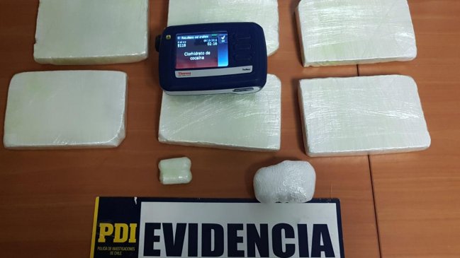 PDI interceptó más de tres kilos de cocaína que tenían como destino Punta Arenas