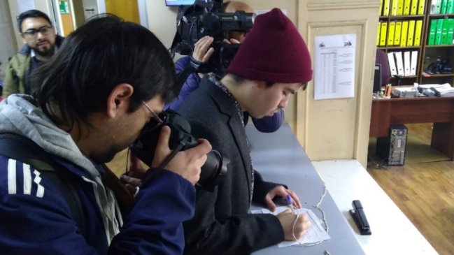 Joven del completo compareció al juzgado de policía local en Concepción