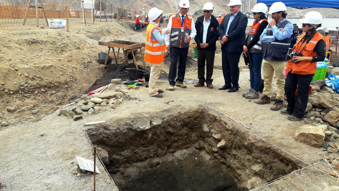 Rescatan vestigios arqueológicos durante obras de la ex isla El Alacrán de Arica