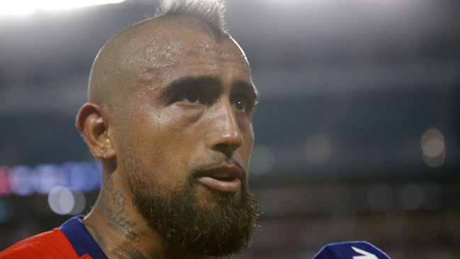 Arturo Vidal optimista tras la caída: 