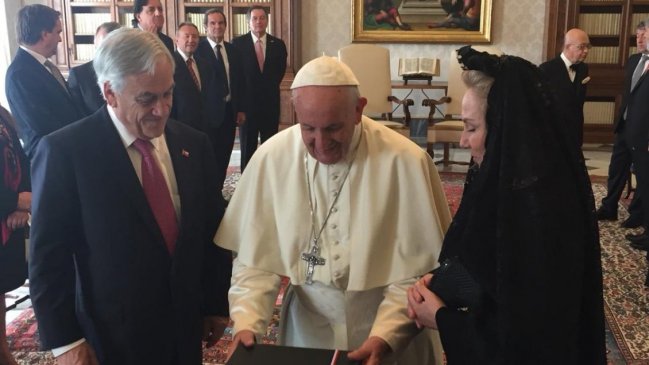 El Presidente Piñera se reunió con el papa Francisco en el Vaticano