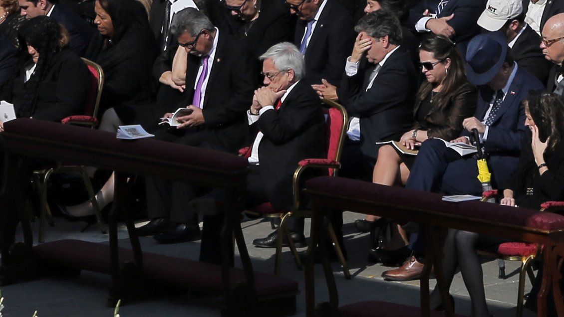 Presidente Piñera asistió a la canonización de siete nuevos santos en el Vaticano