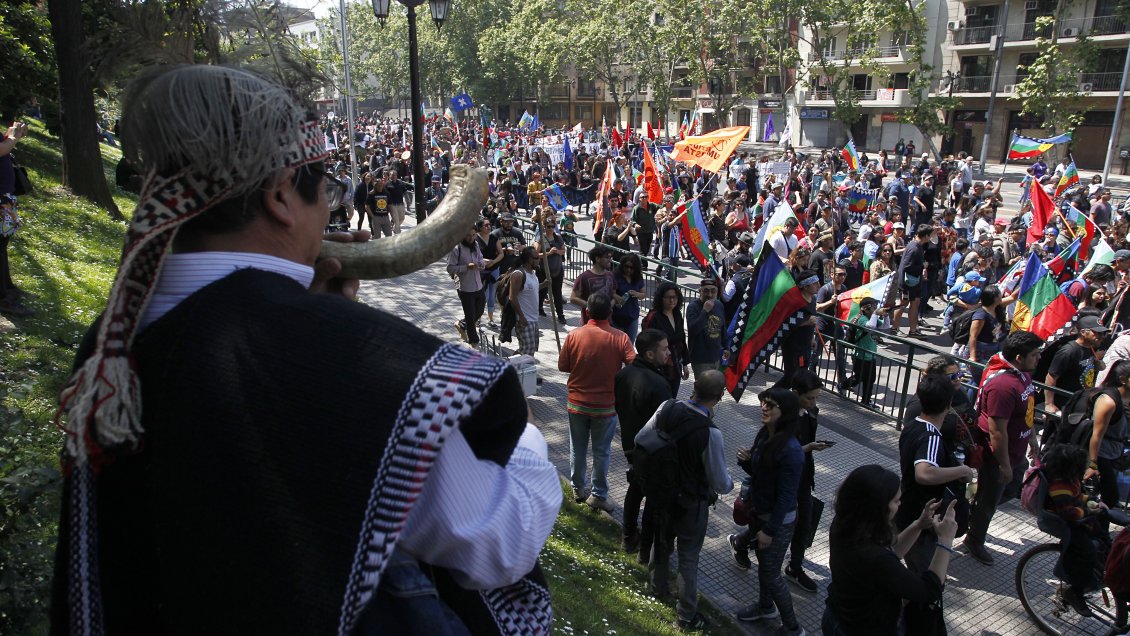 Cientos de personas asistieron a la tradicional Marcha por la Resistencia Mapuche