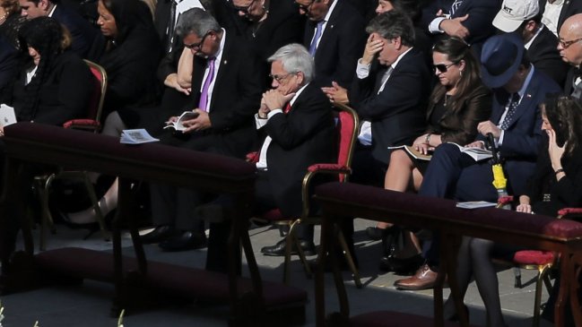 Presidente Piñera asistió a la canonización de siete nuevos santos en el Vaticano