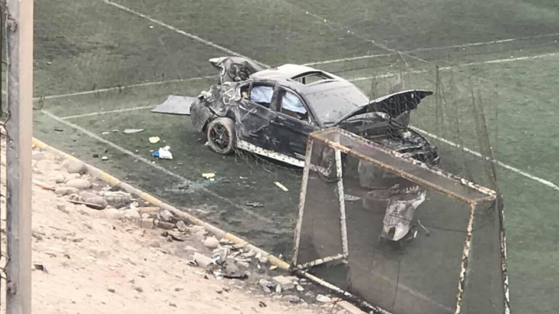 Un lesionado dejó desbarrancamiento de vehículo en la costanera norte de Arica