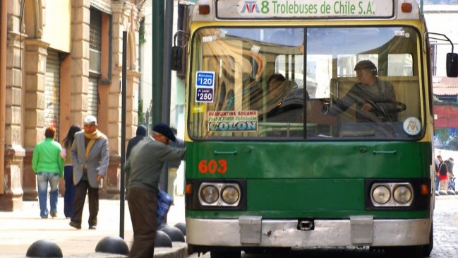 Gobierno aumentará subsidio para los trolebuses de Valparaíso