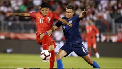  Perú rescató un agónico empate ante Estados Unidos  
