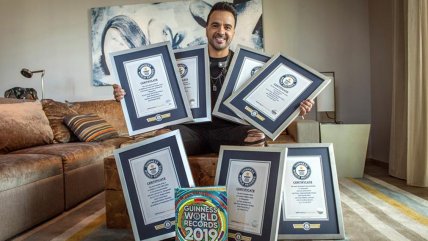   Luis Fonsi logra siete récords Guinness gracias a 