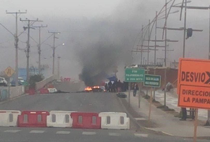 Alto Hospicio: Dirigentes encendieron barricadas exigiendo solución habitacional