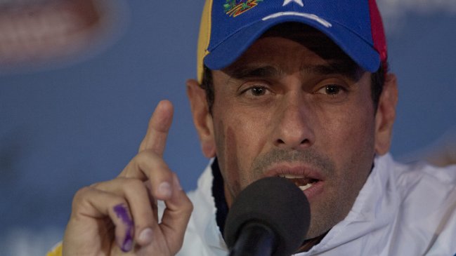 Capriles aseguró que el gobierno de Maduro 