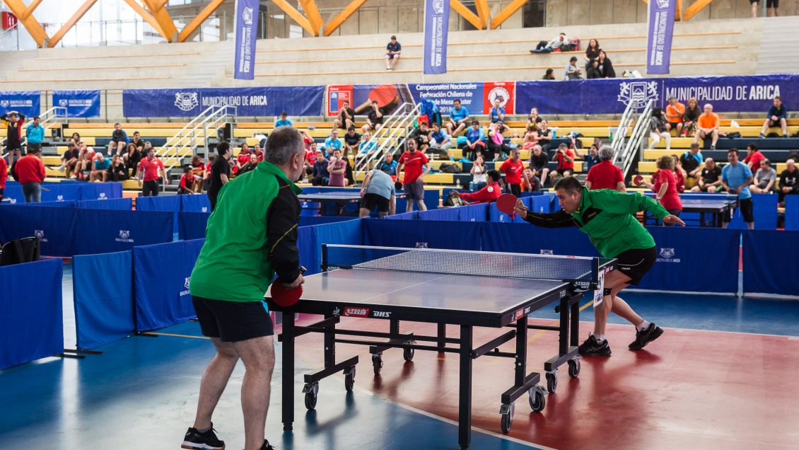 Campeonato Internacional de Tenis de Mesa Master se realiza este fin de semana en Arica