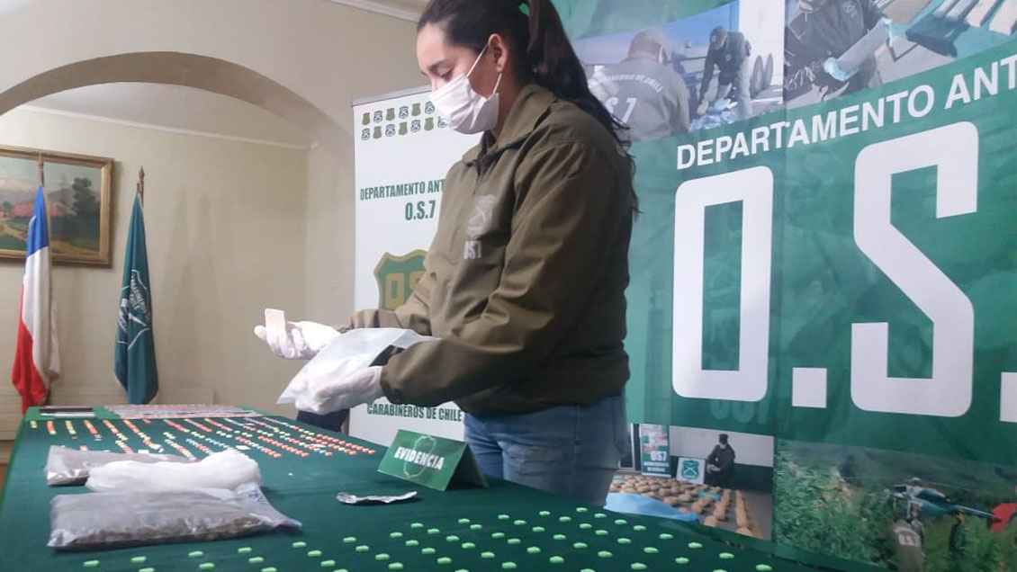 Cuatro detenidos dejó operativo antidrogas en Temuco