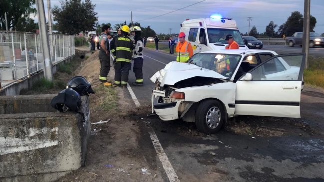 Adulto mayor falleció en un accidente de tránsito en la comuna de Maule