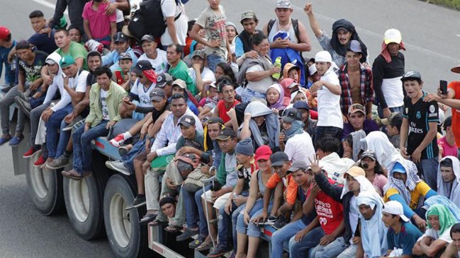 Caravana migrante sigue su éxodo y alzó la voz contra el gobierno mexicano