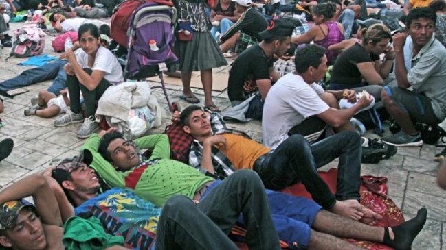 Joven murió en la caravana migrante al caer de un vehículo en movimiento