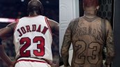 Fanático se tatuó en su espalda la camiseta de Michael Jordan