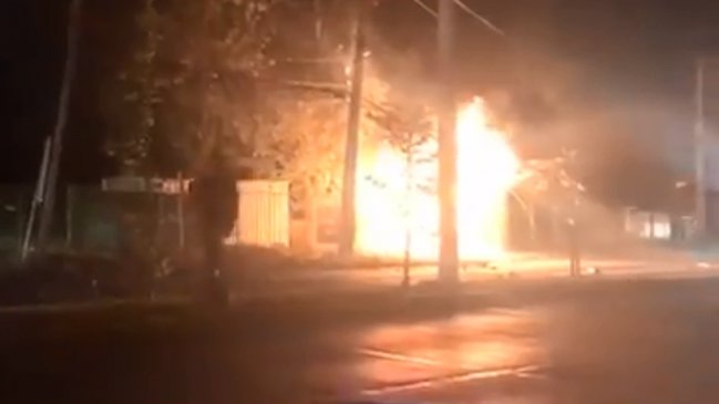 Asaltante murió calcinado tras chocar un auto robado en Lo Barnechea