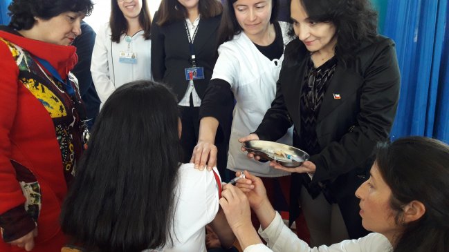 Vacunación contra el papiloma humano tiene 82% de avance en la Región de Ñuble