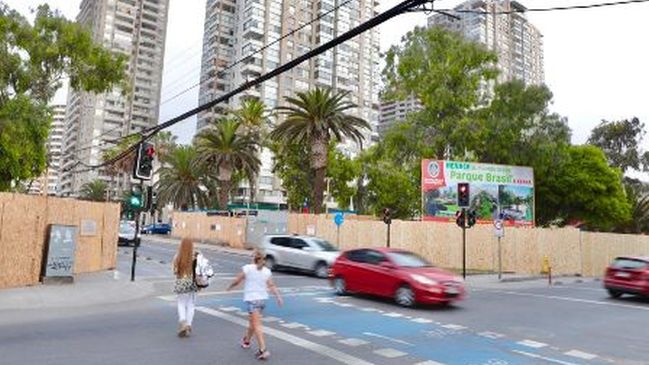 Antofagasta: Continúan los trabajos de la última etapa de remodelación del parque Brasil