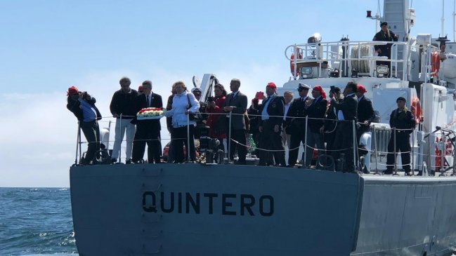Quintero: Armada y familiares de víctimas conmemoran tragedia del RAM Brito