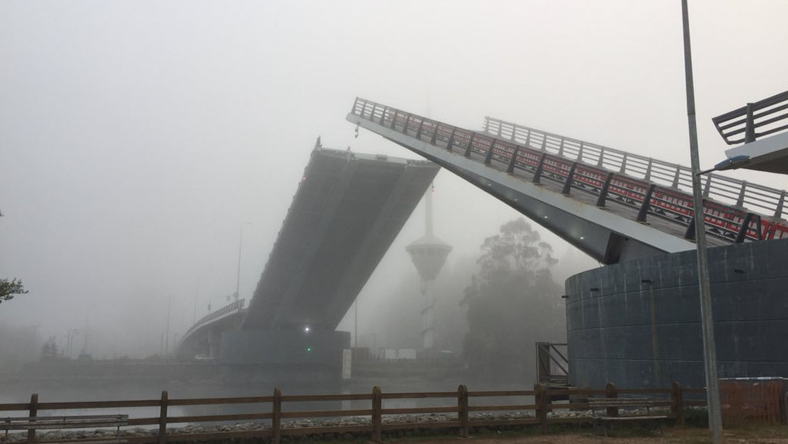 Puente Cau Cau levantará sus brazos el viernes