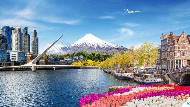 KLM lanzó vuelo diario desde Santiago a Ámsterdam