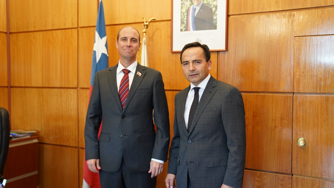 Intendente de Ñuble presentó a director regional de Corfo