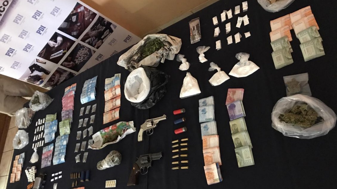 La Serena: PDI detuvo a 15 personas de la misma familia en operativo antidrogas