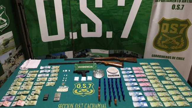 Rancagua: Allanamientos de Carabineros dejaron dos detenidos