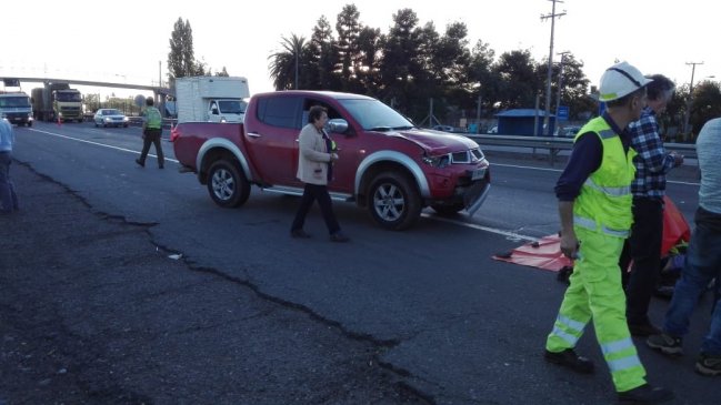 Adulto mayor murió al ser atropellado en Teno