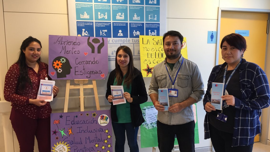Usuarios del Hospital de Penco-Lirquén aprendieron de salud mental