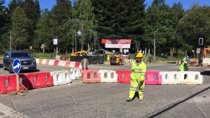   Así funciona el tránsito en Isla Teja de Valdivia por los trabajos de semaforización 