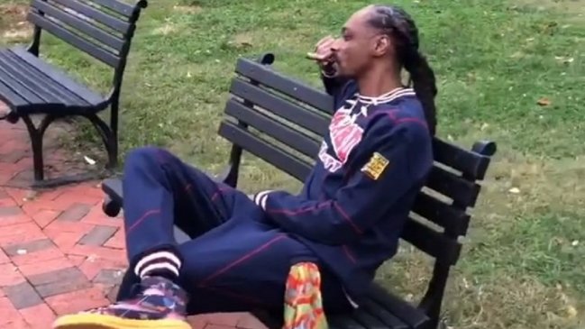 Snoop Dogg fumó marihuana afuera de la Casa Blanca: 