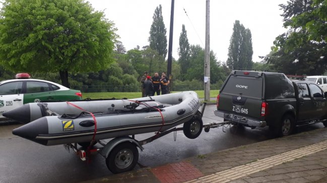 San José de la Mariquina: Buscan en el Río Cruces a hombre desaparecido