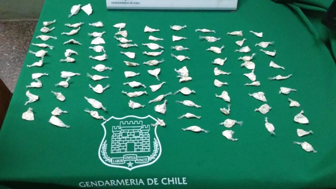 Los Andes: Mujer aprovechó visita conyugal para ingresar droga en sus partes íntimas a la cárcel