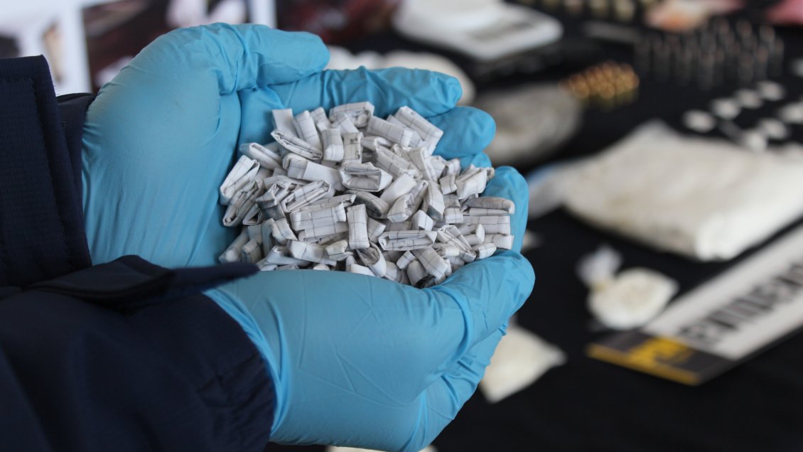 PDI detuvo a tres personas y decomisó casi mil dosis de droga en Los Ángeles