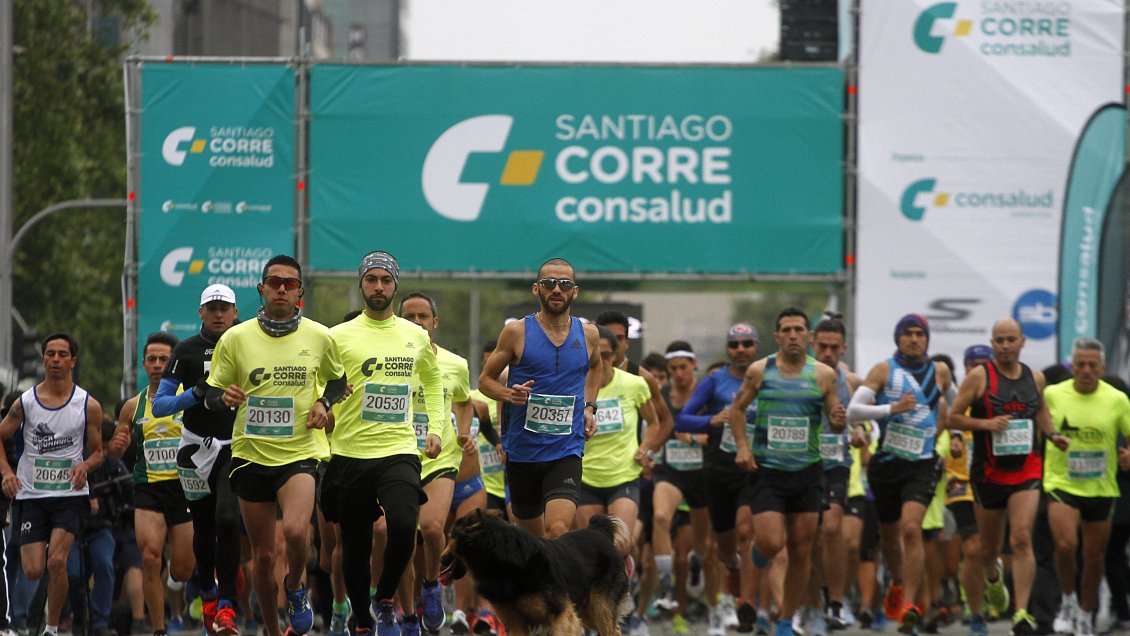Los desvíos en las calles por nueva corrida en Santiago