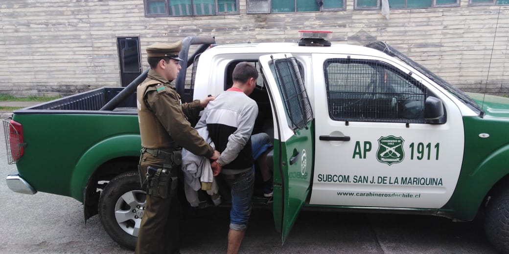 Carabineros detiene a joven acusado de sustraer Clonazepam desde consultorio