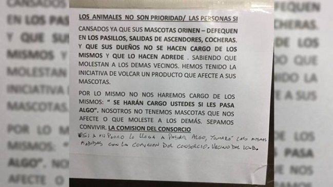 Administración de edificio decidió matar a las mascotas: 